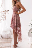 Joskaa Sexy Lace Patchwork Mid Calf Dress