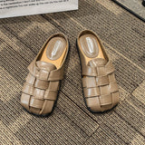 JOSKAA 2024 New Summer Flats Casual Mules Women Slippers Shoes Fashion Slingbacks Sandals Beach Slides Dress Flip Flops Lady