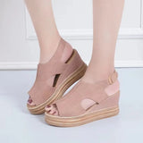 JOSKAA Sandals Women Wedges Shoes High Heels Sandals Summer Women shoes Platform