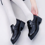 Cute Lolita Girl Women Maid Shoes Round Toe lolita Shoes Japanese JK High School Uniform Kawaii Anime Cosplay low Heel shoes