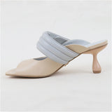 JOSKAA Women's heels shoes sandal chaussures femme sandalias zapatos de mujer heeled sandals for women and ladies