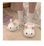 2022 Summer Women Slippers Lovely Cartoon Rabbit Hole Sandals Shoes Female Students Wear Anti-Skid Girls Sandals