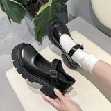 Joskaa Lolita Shoes On Heels Platform Shoes Women's Shoes Japanese Style Mary Janes Vintage Girls High Heel Student Shoes Sandals Pumps