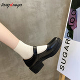 Joskaa Mary Jane Platform Shoes Buckle Strap Round Toe Autumn Outdoor Casual Ladies Lolita Shoes Student Party Shoes Zapatos De Mujer