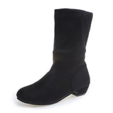 2023 Autumn Women Boots Ladies Thick Fur Ankle Boots Plus Size Women Pumps Women High Heel Platform Rubber Shoes Snow Boots