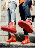 JOSKAA   - Couple Fashion High top Sneakers Men Women Classic Multicolor Casual Shoes Spring Autumn Vulcanized Men Sports Shoes