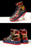 JOSKAA   - Couple Fashion High top Sneakers Men Women Classic Multicolor Casual Shoes Spring Autumn Vulcanized Men Sports Shoes