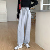 Christmas Gift JUMPRS Loose Women Sweatpants Spring Baggy Fashion Oversize Jogger Trousers Sports Black Grey Casual Female Elastic Waist Pants