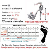 Back To College Joskaa Serpentine High Heels Sandals Summer Sexy Ankle Strap Open Toe Party 14.5CM Platform Gladiator Women Shoes 42