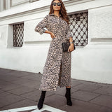 Back To College Autumn Long Sleeve Polka Dot Maxi Shirt Dress Women 2021 Casual Floral Button Vintage Office Long Dresses For Woman Robe Femme