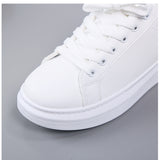 2022 Women Casual Shoes New Spring Women Shoes Fashion Embroidered White Sneakers Breathable Flower Lace-Up Women Sneakers