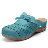 Joskaa Summer Women's Slippers 2022 Vintage Roman Woman Shoes Casual Wedge Platform Sandals Hollow Comfort Beach Shoe Female Flip Flops