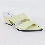 JOSKAA Custom Logo Luxury Ladies Sandals Chunky Heel Shoes Party Shoes Pointed Toe Platform Sandals High Heels For Women