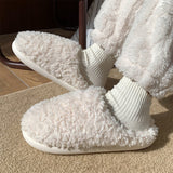 Joskka Warm Winter Home Furry Slippers