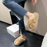 Joskka Fashion Plush Slippers
