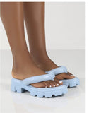 Joskaa Outdoor Slippers Women 2022 New Autumn Fashion Wedges Casual Flip Flops   Platform Shallow Sport Slides Low Heels Sandals