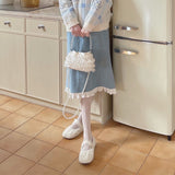 Joskka Blue Long Corduroy Skirt for Women Girl Midi Skirt Spring Autumn Fairycore Clothes Vintage A Line Y2k Clothing 2023