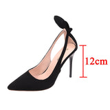 Plus Size 35-45 Ladies High Heels Shoes Sexy Pointed Toe Women Pumps Sandals 12Cm Stiletto Heel Wedding Party Shoes Woman