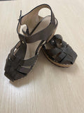Joskaa New Summer Women T Strap Sandals Mid Heels Platform Gladiator Ladies Shoes Black Closed Toe Beach Sandals Sandalias Mujer220901